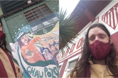 Jesús el de Lanús salió a la calle otra vez para darse la segunda dosis, multiplicó las selfies y se declaró hincha de Los Andes