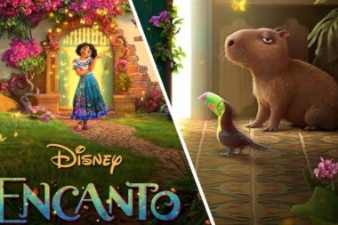 Ahí nomás del Bailando de Tinelli: Disney lanza una película con un carpincho de protagonista