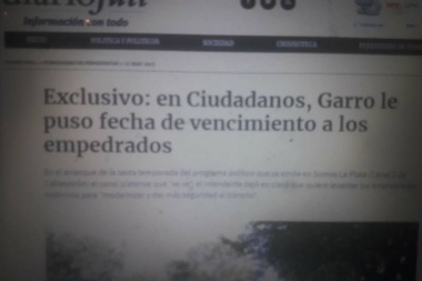 Como había adelantado Garro el año pasado en Ciudadanos, lanzan un plan de pavimentación que se llevará puestos los adoquines