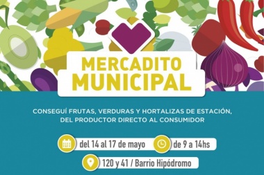 Por $200 te llevás de todo un poco: arranca la gira del Mercadito Municipal