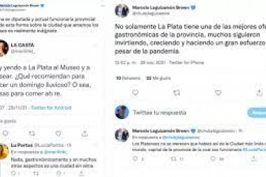 Funcionaria de Axel y el Chubito Leguizamón: duro cruce por un twitter que define a La Plata como "una ciudad sin alma"