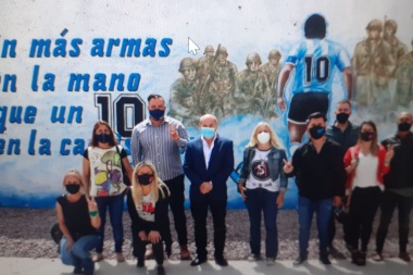El polideportivo de Ensenada ya es el primer edificio público en llamarse Diego Maradona