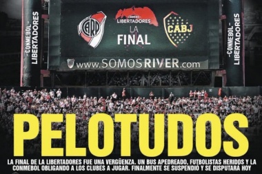 Un diario peruano resumió lo ocurrido con la final River-Boca: "Pelotudos", tituló