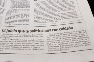 Creen que en el juicio a una docente platense podrían abrirse las puertas del infierno de una red de trata infantil