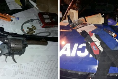 Imparables: a pocas cuadras de la casa de Abril, apresaron a tres menores con auto robado y armados