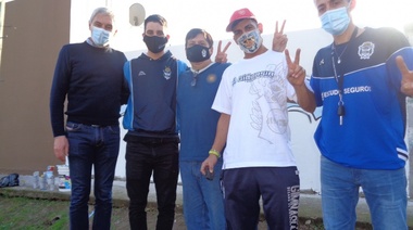 Patriótica jornada de vacunación en la berissense Villa Progreso