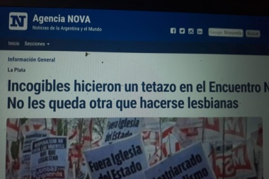 Llueven críticas a una agencia de noticias que descalificó a mujeres participantes del "tetazo" en Plaza Moreno