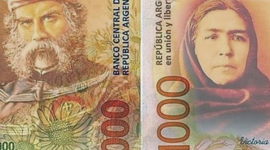 El Chacho Peñaloza y su compañera Victoria Romero, candidatos al billetes de mil pesos