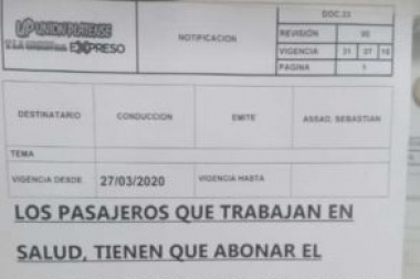 ¿Y el acuerdo que anunció Forte?: en Berisso "El Señor de los Micros"  necesita un decreto para que el personal de Salud viaje gratis