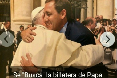 "El Papa busca su billetera": la meme de Garro que divierte a la polìtica en las redes sociales