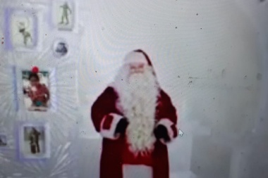 Que vengan del Polo a desmentirnos: Papá Noel es platense y manda videos de salutación