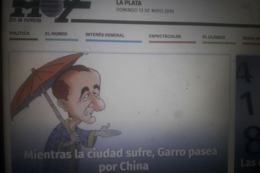 Para el diario Hoy, Garro está en China pero en la Muni dicen que está en cama con anginas