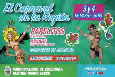 Libre, gratis: el domingo 3 de marzo arranca en Ensenada el gran carnaval de la Región