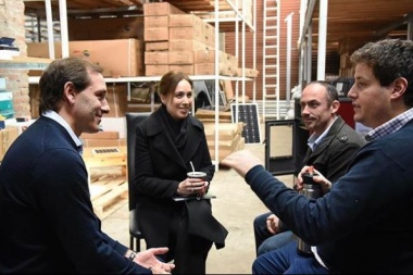 Vidal y Garro se sorprendieron en la empresa platense de termotanques solares