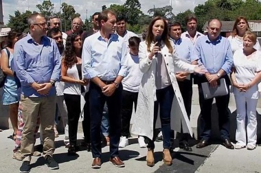 Vidal y Garro inauguraron obras del Arroyo El Gato: "ahora se pueden ir a dormir más tranquilos", dijo la gobernadora