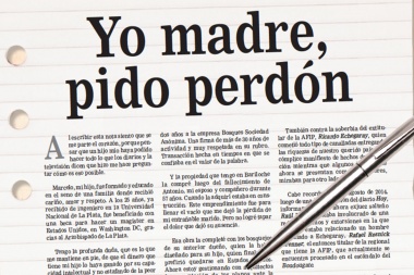 "Yo, madre, pido perdón", la carta abierta de Nené Balcedo en la que pone en duda las imputaciones contra su hijo
