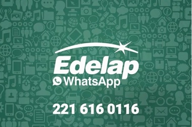 Agendalo: a Edelap también se le puede reclamar por whatsapp