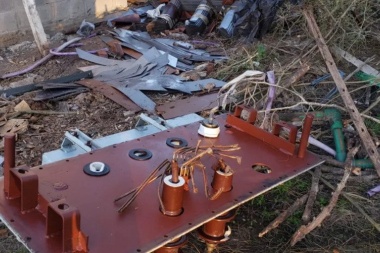 Edelap denunció 75 hechos: cables, transformadores, vandalizan todo para venderlo en el mercado negro