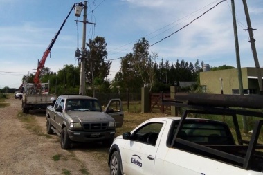 Edelap aumentó la potencia instalada en la localidad de Arturo Segui