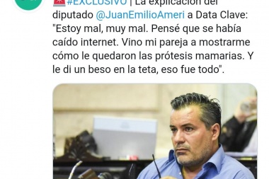 "Pensé que se había caído internet, vino mi pareja a mostrarme como le habían quedado las lolas y les di un beso"