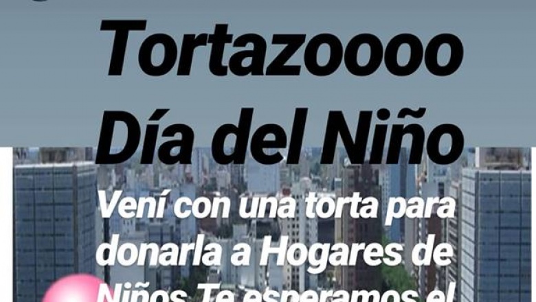 Después del Abrigomóvil viene el Tortazo Solidario para hacer más dulce el Día del Niño