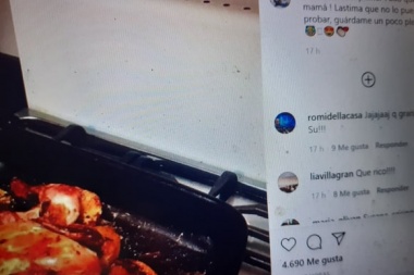 ¿Vivo?: Susana Giménez hizo el primer pollo al horno de su vida y su hija lo celebró en las redes sociales
