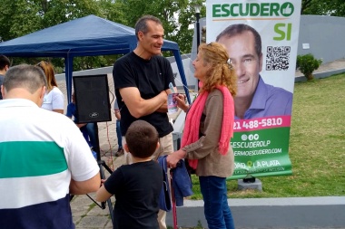 Intendencia 2023: desde el peronismo Escudero retomó la campaña Viví Verde