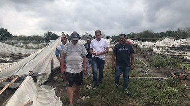En la sucursal Olmos del Bapro ya se pueden tramitar los créditos que Garro consiguió para los quinteros que perdieron todo en el temporal