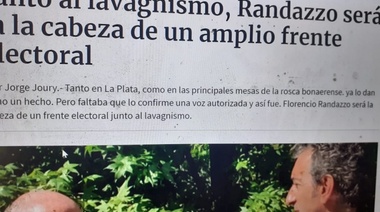 Más cantada que Zamba de mi Esperanza, Randazzo blanqueó la noticia de su candidatura