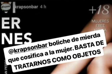 Cuidado la Bomba, Chita: un boliche propuso que las mujeres que vayan con tanga roja beban gratis