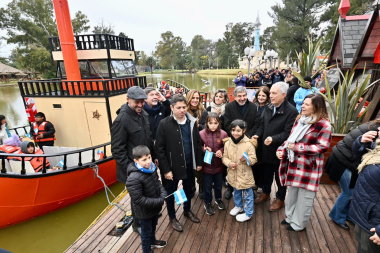 El lugar que soñó Evita: Alak y Kicillof inauguraron la primera etapa de la puesta en valor de la República de los Niños