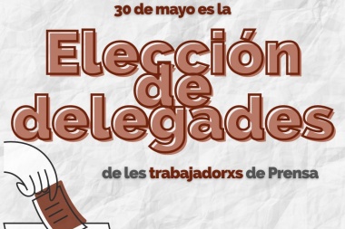 Sindicato de Prensa Bonaerense: se eligen delegados y delegadas gremiales en todos los medios de la región