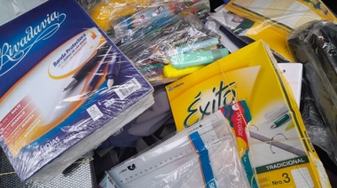 La Plata Solidaria cumplió su objetivo y repartió los útiles escolares reunidos en su colecta