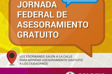 Los escribamos bonaerenses en jornada gratuita de asesoramiento