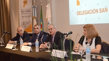 San Nicolás: los escribanos de la Provincia reunidos para contarse inquietudes
