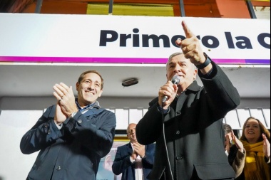Gerardo Morales en La Plata: "los platenses confían en Julio Garro"