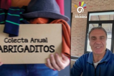 El Cabezón Ruggeri, otro famoso que se sumó a la campaña e La Plata Solidaria