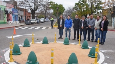 En Chivilcoy inauguraron una rotonda inspirados en los Conitos Havanna