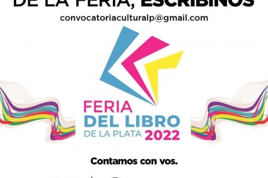 Convocan a escritores y librerías para sumarse a la Feria del Libro de La Plata