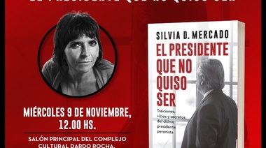 Silvia Mercado presenta en La Plata su polémico libro sobre Alberto y compania