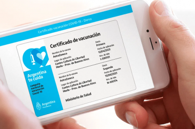Para viajar al exterior: ya se puede descargar la credencial de digital de vacunación contra el Covid