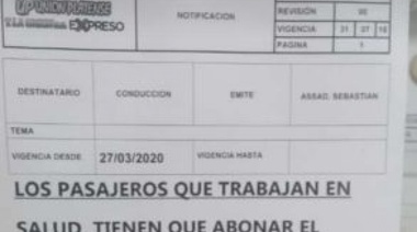 ¿Y el acuerdo que anunció Forte?: en Berisso "El Señor de los Micros" necesita un decreto para que el personal de Salud viaje gratis