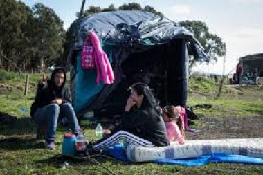 "No tener vivienda también es violencia": la conmovedora carta de mujeres desde la toma de terrenos en Guernica