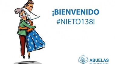 Por fin un tiro para el lado de los buenos: Abuelas anunció la recuperación del Nieto 138