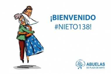 Por fin un tiro para el lado de los buenos: Abuelas anunció la recuperación del Nieto 138