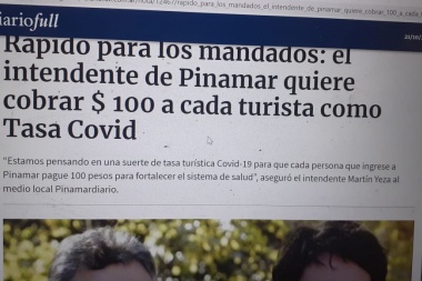 Confirmado: en Pinamar cobrarán el impuesto Covid a $100 por cabeza