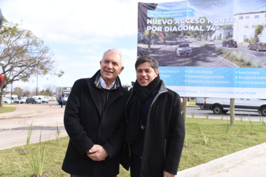 Alak y Kicillof inauguraron el ensanche y pavimentación en un acceso clave a La Plata