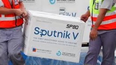 Fuera Bicho: llegaron 500 litros del "jarabe" para producir otras 800 mil dosis de la Sputnik