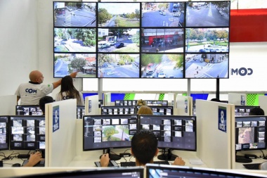 Agregaron 200 cámaras al sistema de monitoreo de seguridad en La Plata