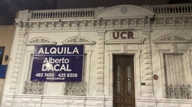 Que se alquile pero no se rompa: polémica por el destino de un histórico comité de la UCR
